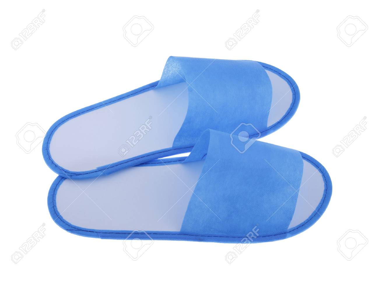 white disposable slippers