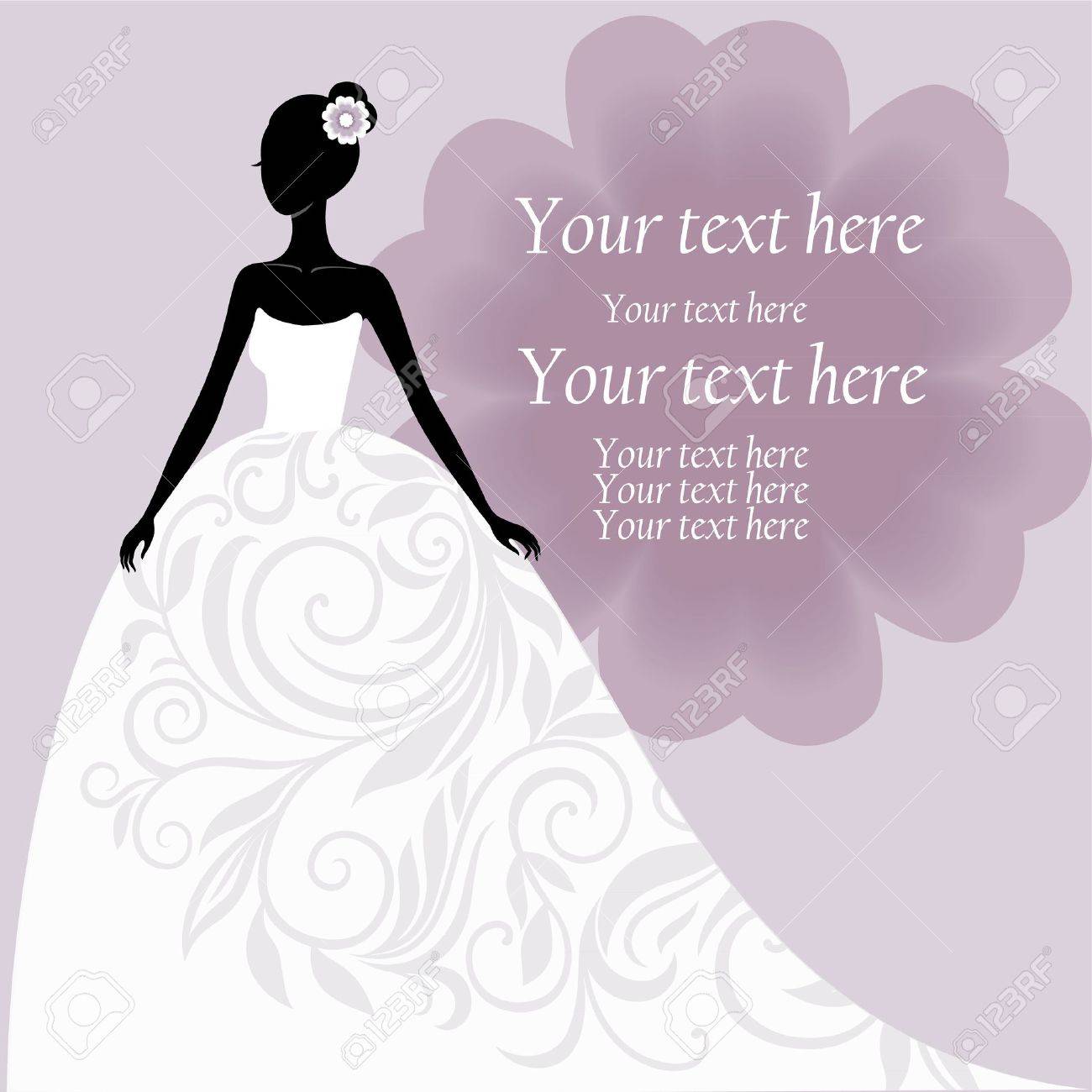 花嫁は白いウェディング ドレスのイラスト素材 ベクタ Image 花嫁は白いウェディング ドレスのイラスト素材 ベクタ Image