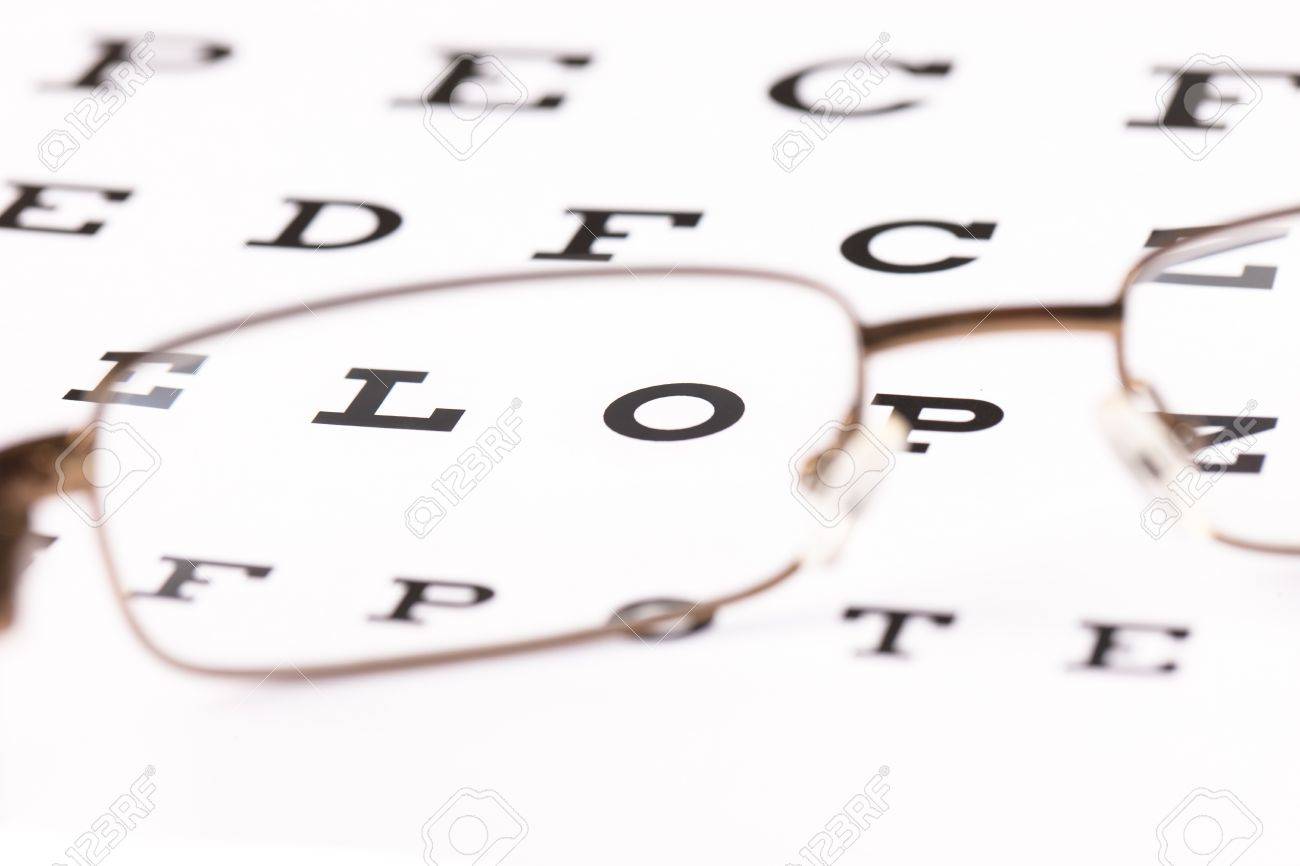 Eye Test Chart For Reading Glasses