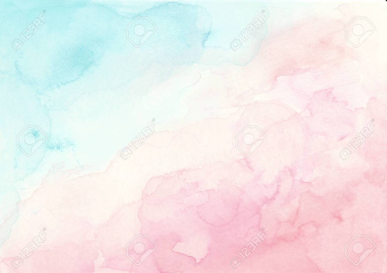 Blue And Pink Watercolor Soft Abstract Texture For Wedding Invitation Stock  Photo, Picture and Royalty Free Image. Image 138891878., image size:1300x919