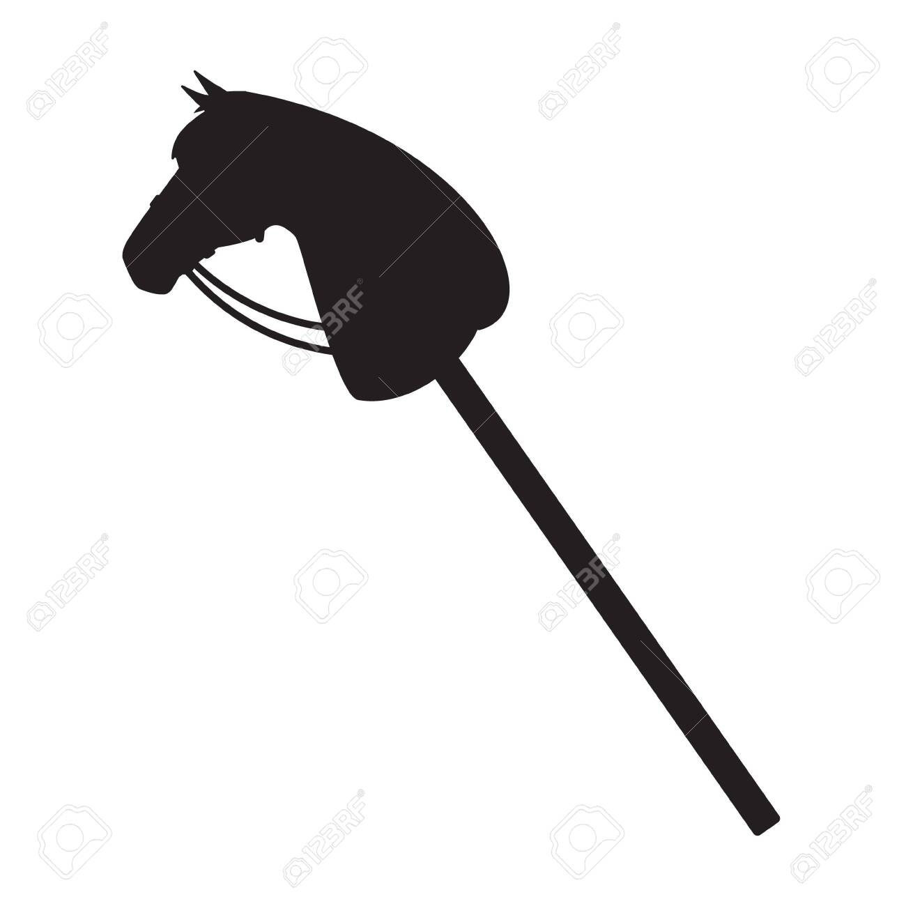 black hobby horse