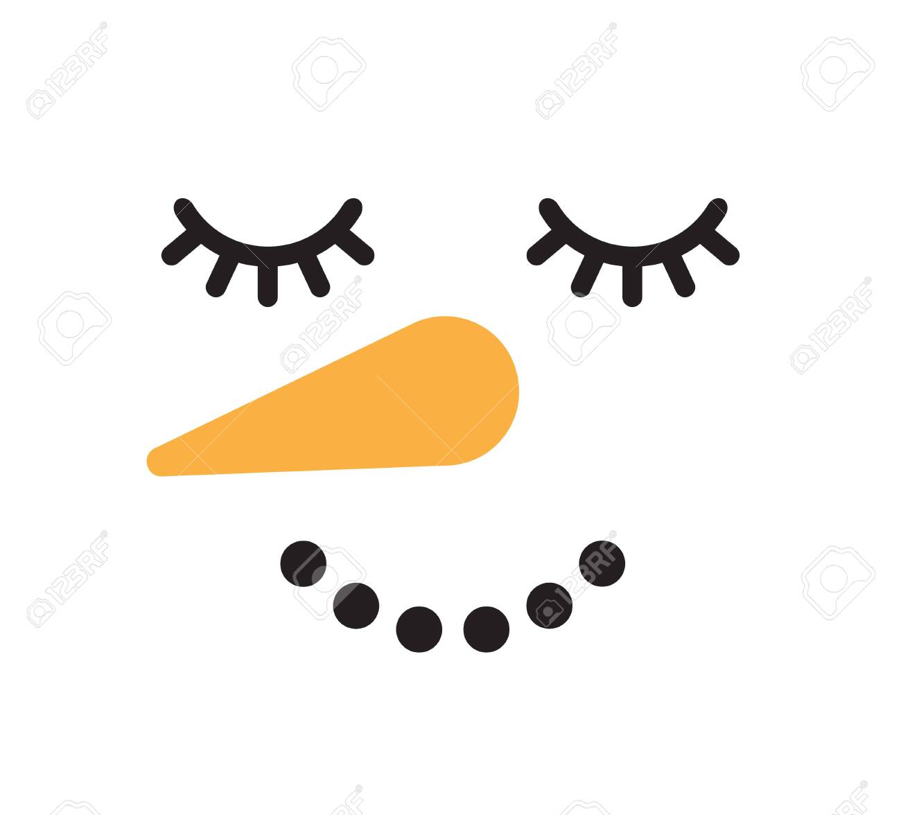 Cara De Muñeco De Nieve De Dibujos Animados Vector Plano Con Los Ojos Cerrados Aislado Sobre Fondo Blanco Ilustraciones Svg, Vectoriales, Clip Art Vectorizado Libre De Derechos. Image 134746480. Cara De Muñeco De Nieve De Dibujos Animados Vector Plano Con Los Ojos Cerrados Aislado Sobre Fondo Blanco Ilustraciones Svg, Vectoriales, Clip Art Vectorizado Libre De Derechos. Image 134746480.