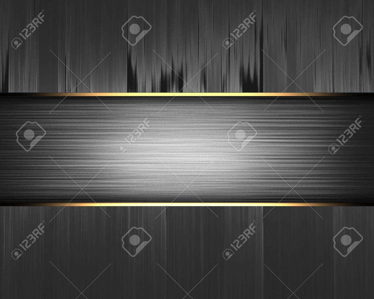 Beautiful Metal Background With Name-plate For Writing Stock Photo, Picture  And Royalty Free Image. Image 15852861.