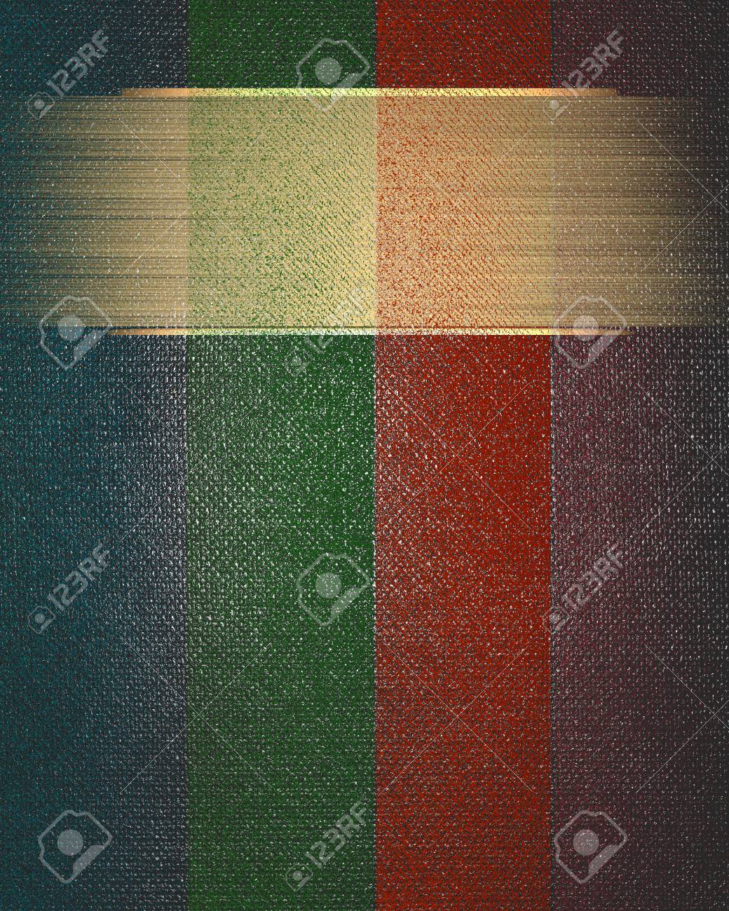 Color Paper Background With Gold Name Plate Design Template Stock Photo Picture And Royalty Free Image Image