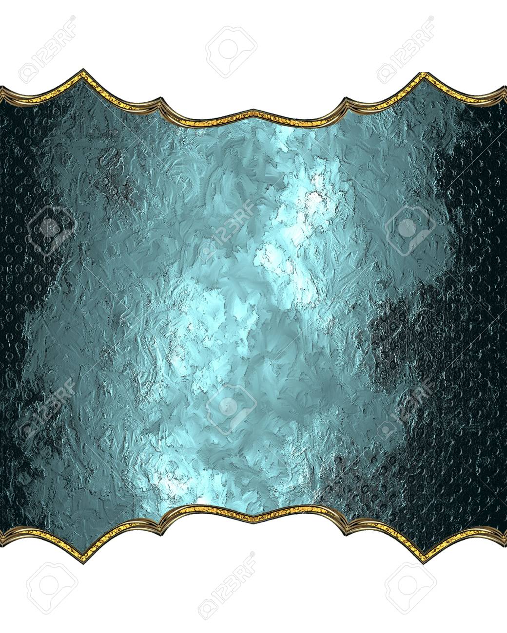 abstract blue nameplate template for design copy space for ad brochure or announcement invitation