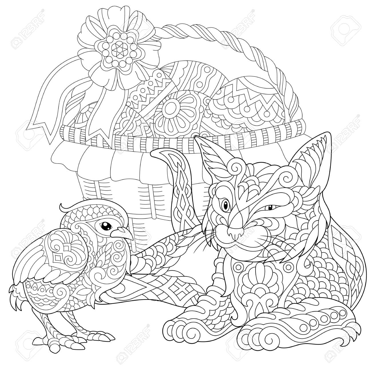 Featured image of post Chicken Coloring Book - The best selection of royalty free chicken coloring book vector art, graphics and stock illustrations.