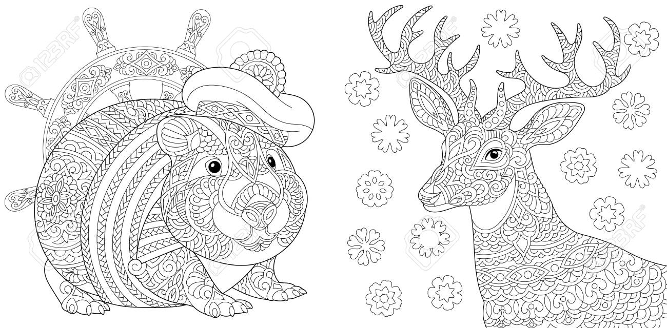 clip art design coloring pages