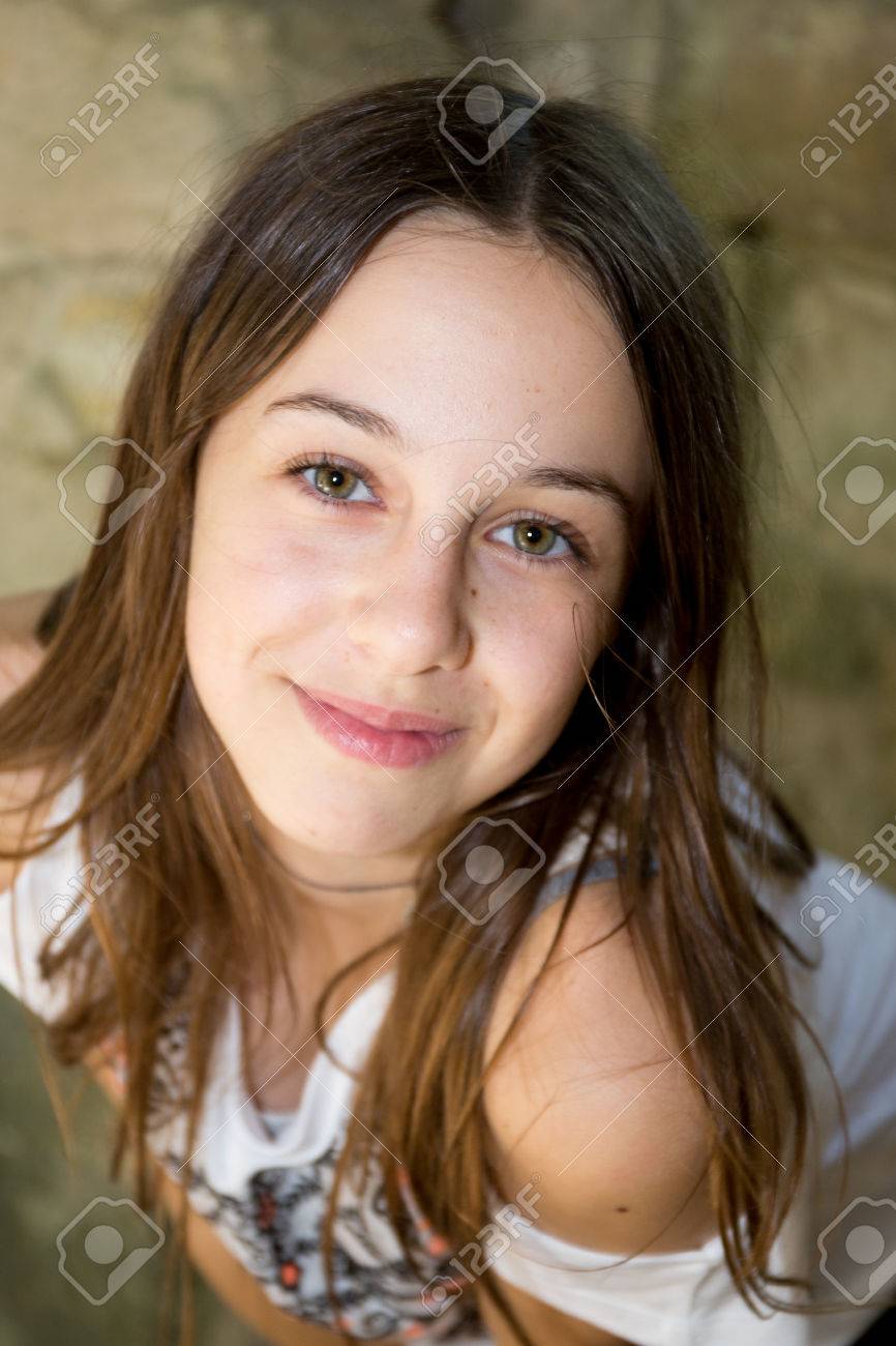 A Cute Teenage Girl Of 12 Years Old Smiling At The Camera Stock Photo 42544843 A Cute Teenage Girl Of 12 Years Old Smiling At The Camera Stock Photo 42544843