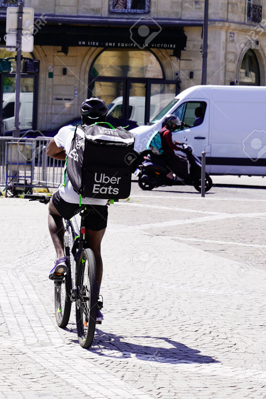 uber eats biker