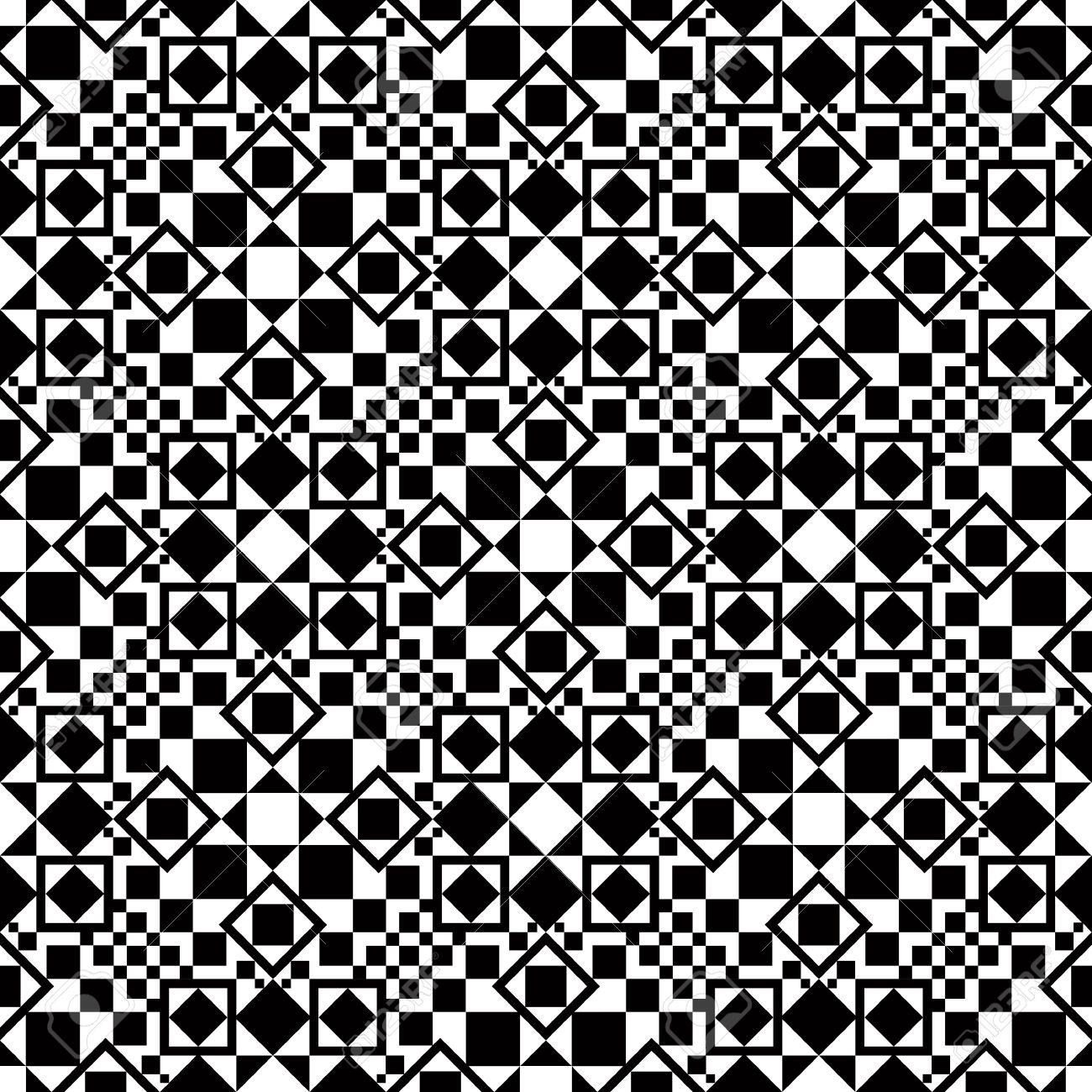 Geometric Seamless Pattern Single Color Royalty Free Cliparts Vectors And Stock Illustration Image