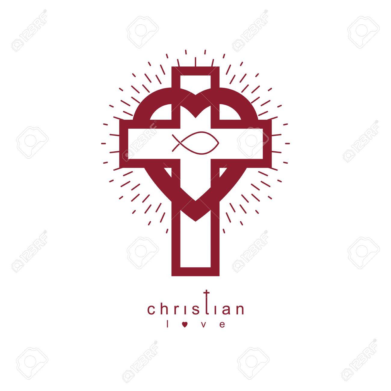 cross logo design