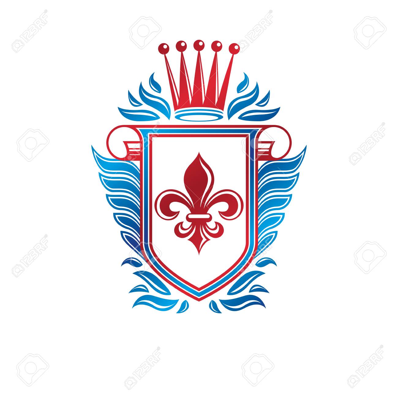 The heraldic lily is the favorite emblem of France 90 The heraldic lily is the favorite emblem of France 14