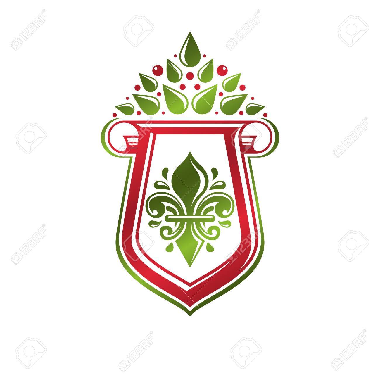 The heraldic lily is the favorite emblem of France 36 The heraldic lily is the favorite emblem of France 11