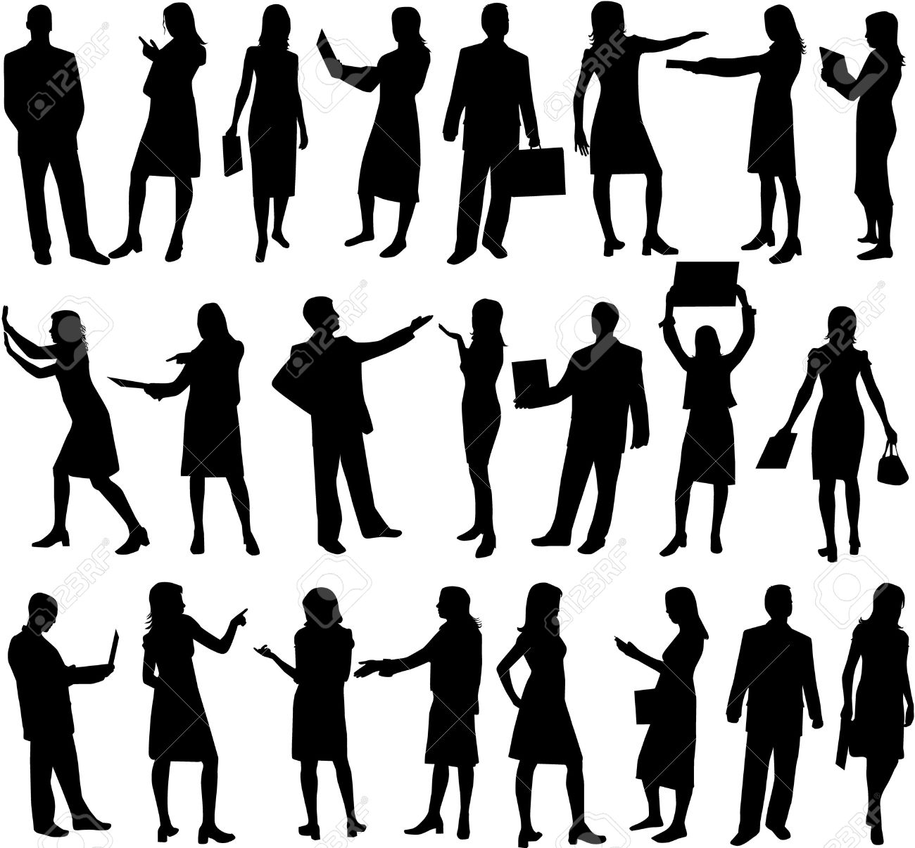 cut out people free vector 1 clip art vector site