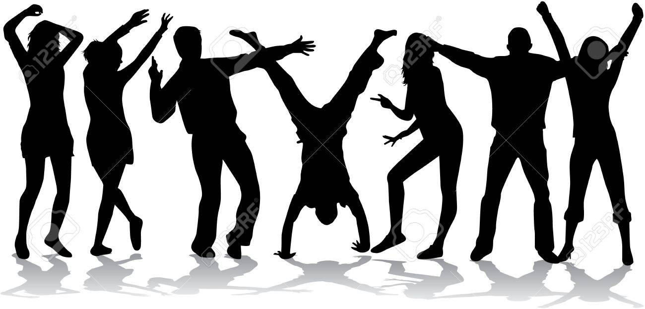 Party People Dancing Royalty Free SVG, Cliparts, Vectors, and ...