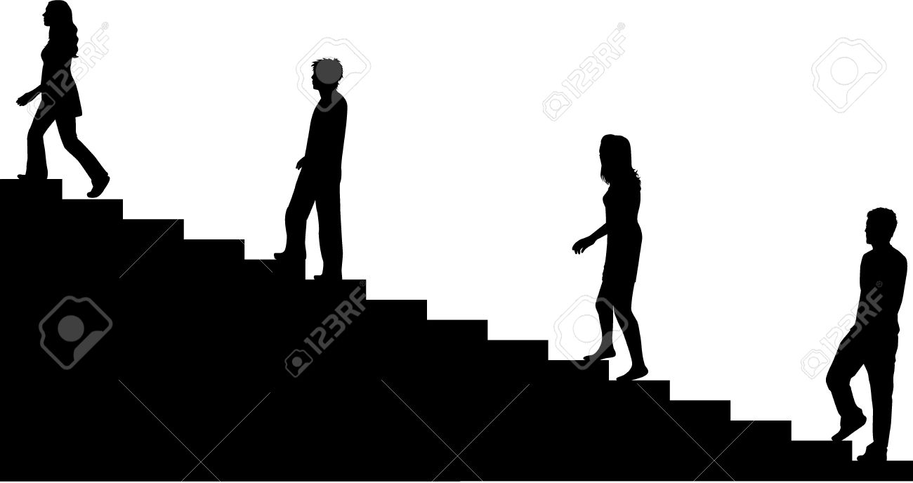 階段を登る のイラスト素材 ベクタ Image 階段を登る のイラスト素材 ベクタ Image