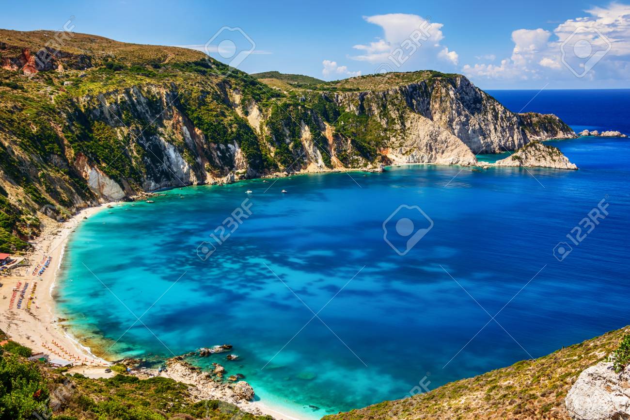 Petani Beach Kefalonia Greece Stock Photo Picture And Royalty Free Image Image 76110777