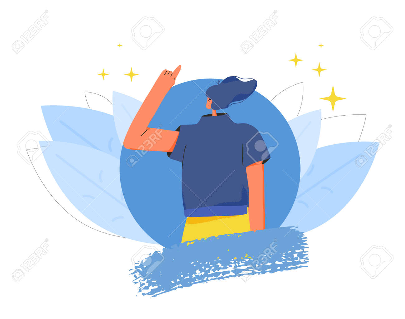 Pensive woman portrait. Female person in doubt and have an idea. Character frustrated by current situation. Character thinking about problems. Vector flat illustration. - 168652659 Pensive woman portrait. Female person in doubt and have an idea. Character frustrated by current situation. Character thinking about problems. Vector flat illustration. - 168652659