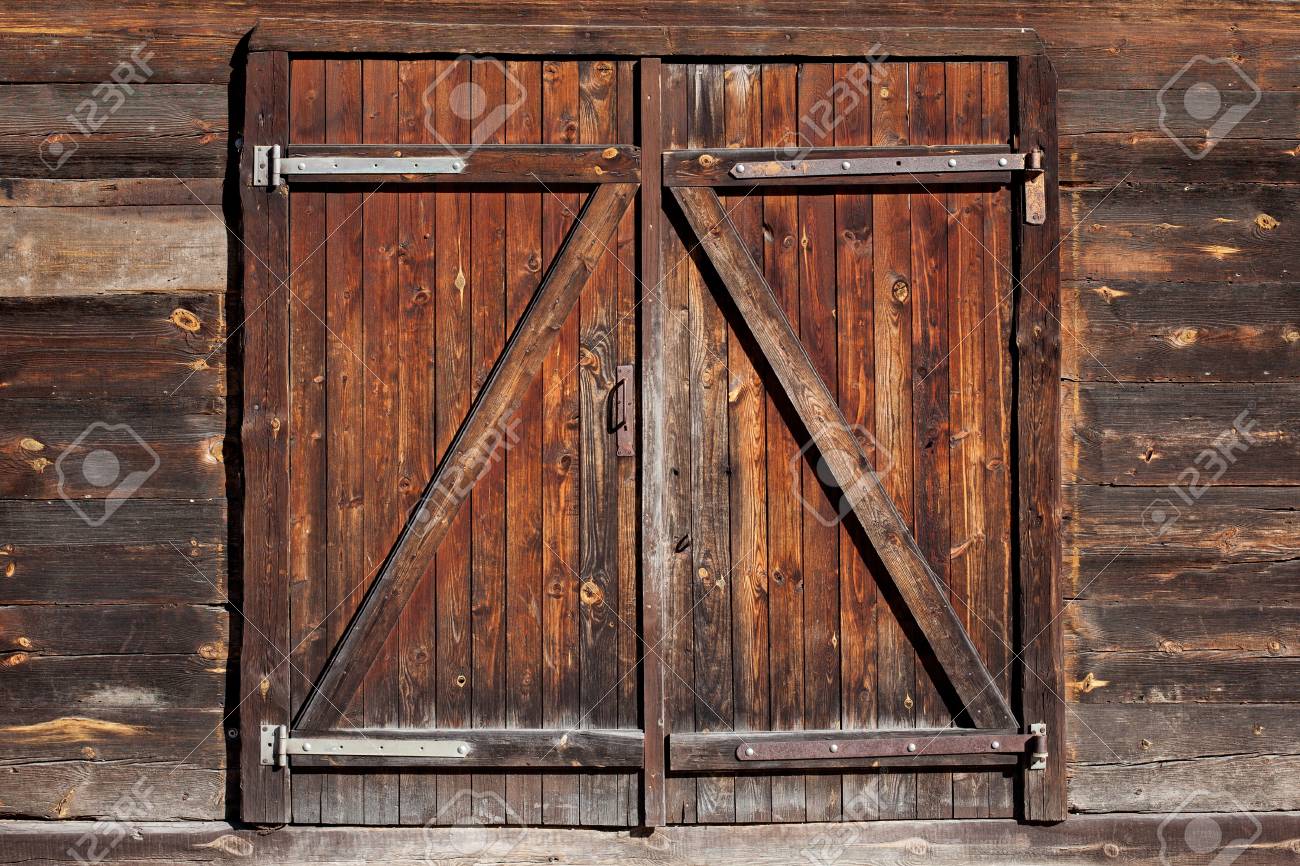 wooden barn gate