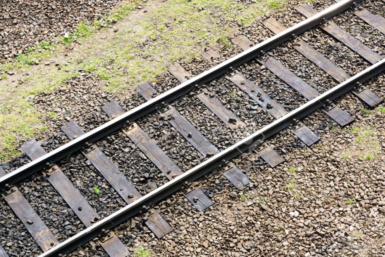 rail track top view
