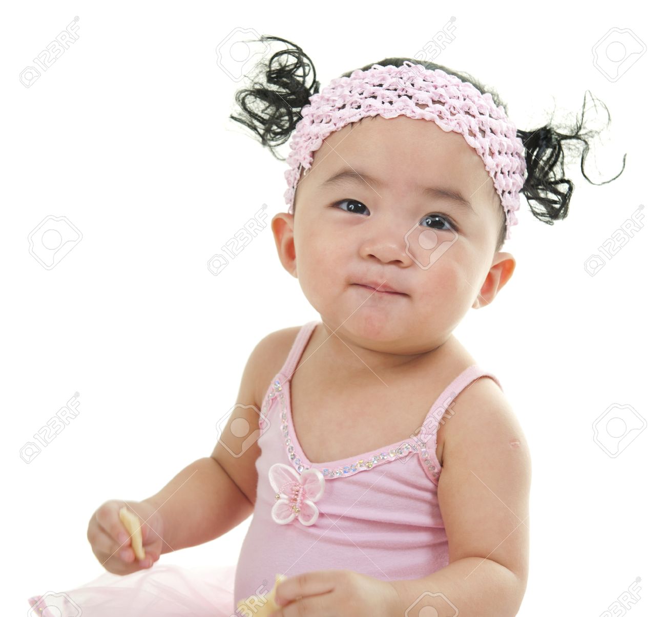 cute one year old baby girl