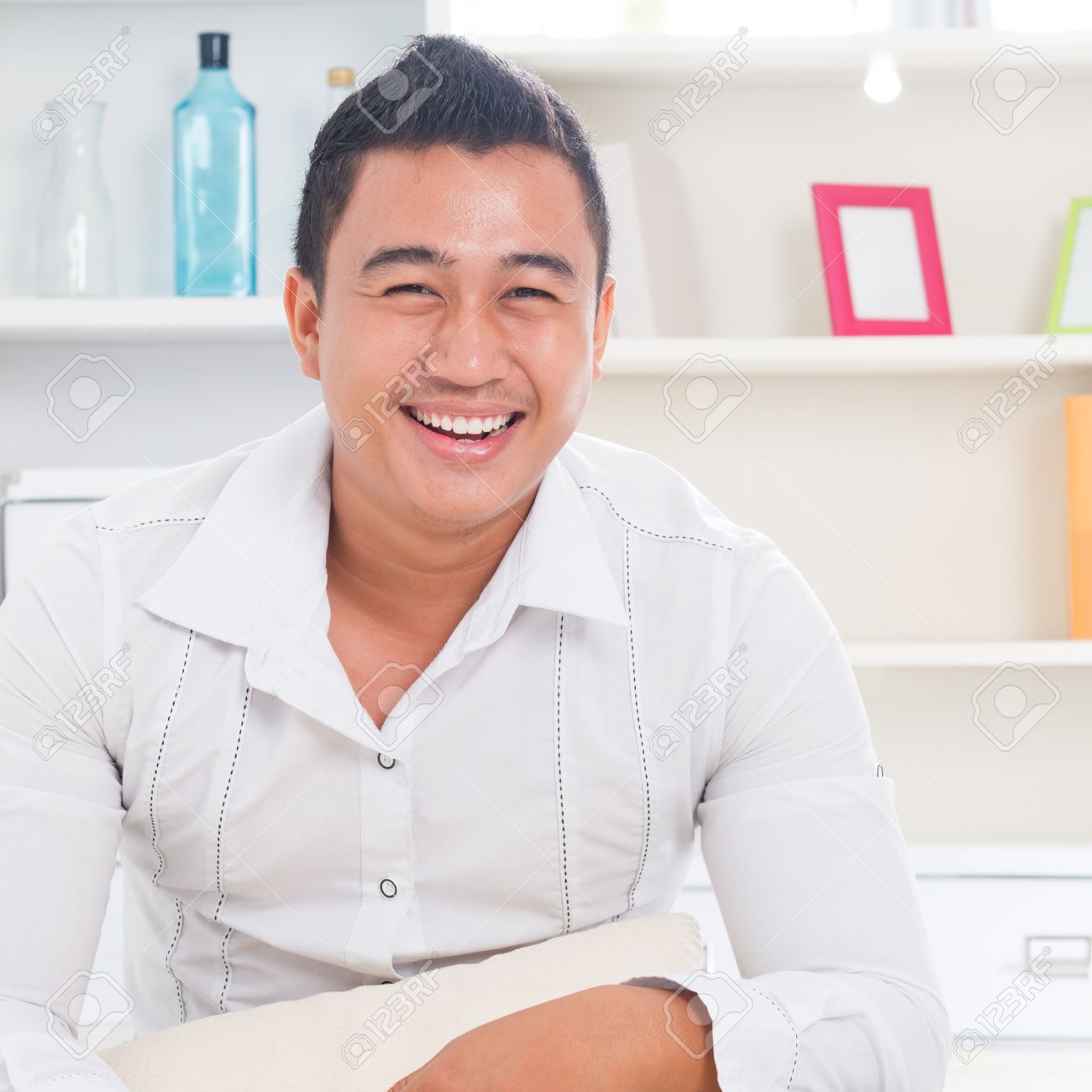 Preventing scarring after facial peel Asian man adult
