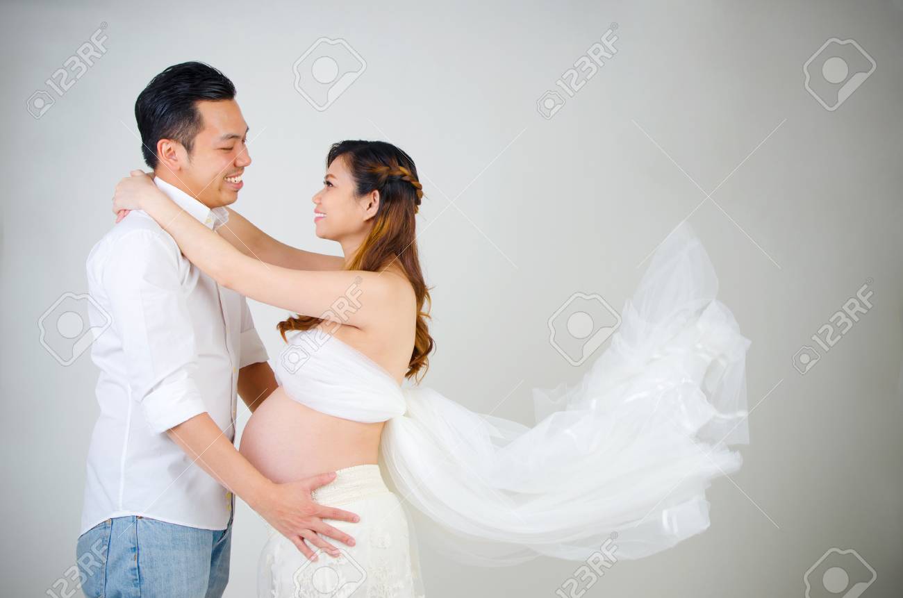 Beautiful Asian Pregnant Woman