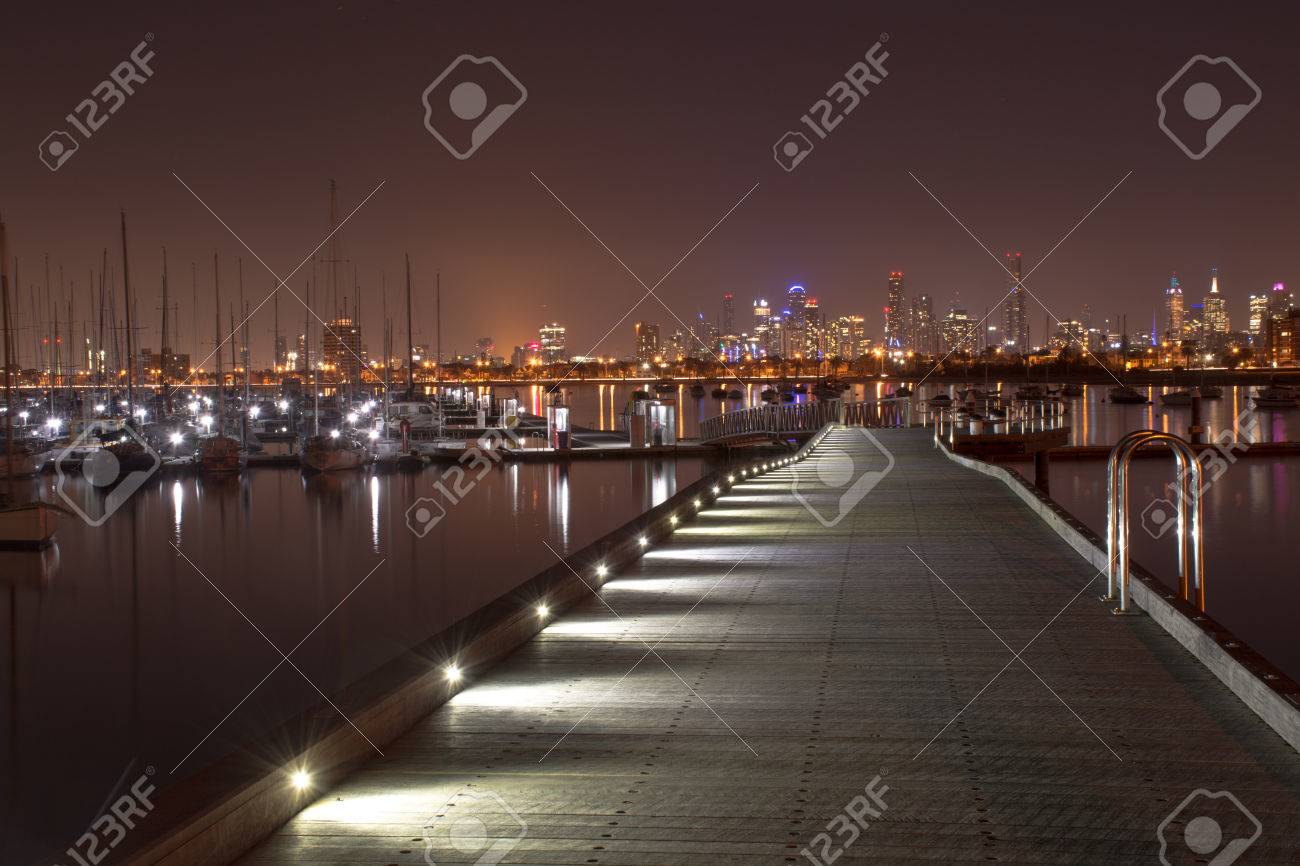 Melbourne St Kilda Pier In Winter St Kilda Pier Is Home For
