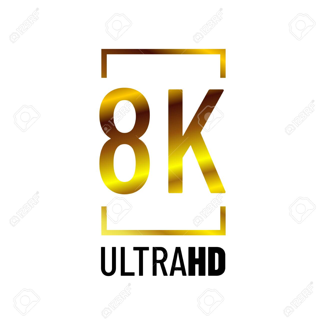 8k Ultra Hd Logo Symbol 8k Uhd Sign Mark Ultra High Definition Resolution Icon Vector Royalty Free Cliparts Vectors And Stock Illustration Image 141523256
