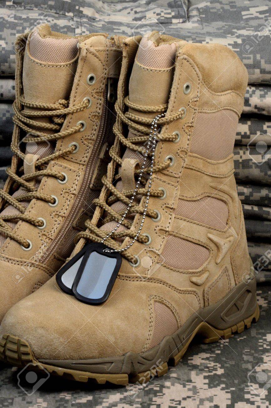 botas de soldado