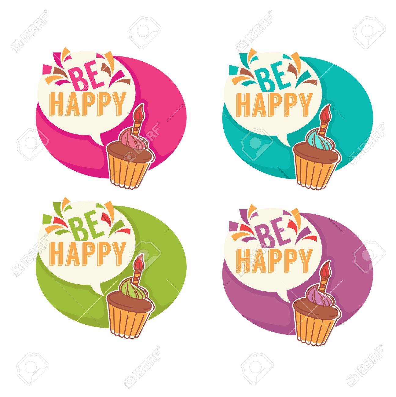 happy birthday congratulation stickers