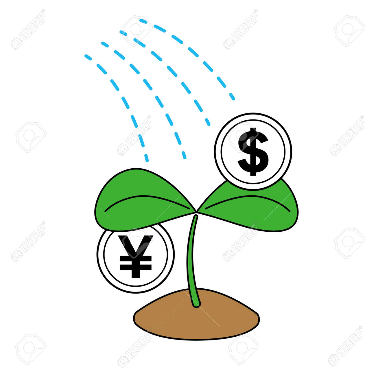 資産運用のイメージイラストのイラスト素材・ベクター Image 189267647