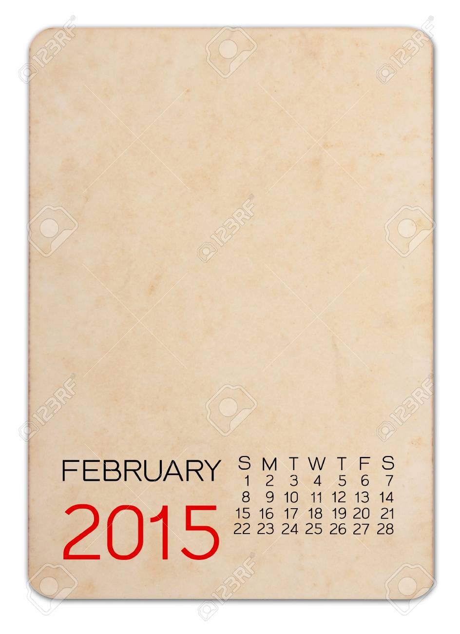 empty calender 2015