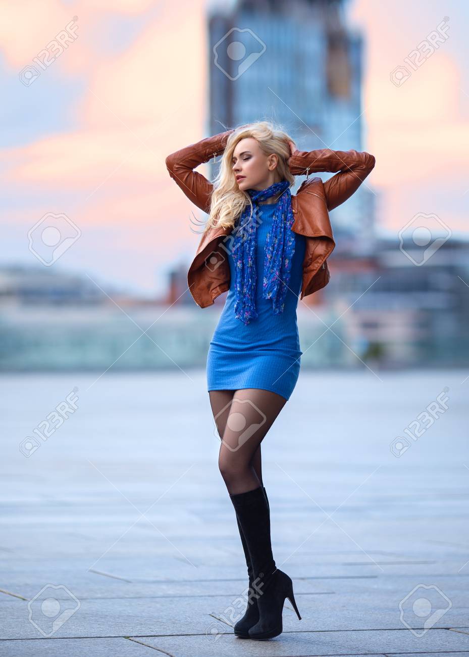 blue dress boots