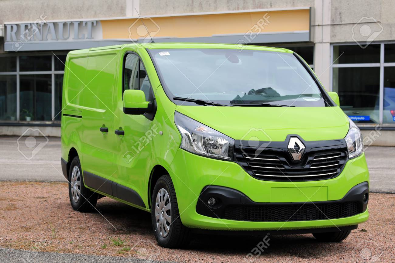 lime green van