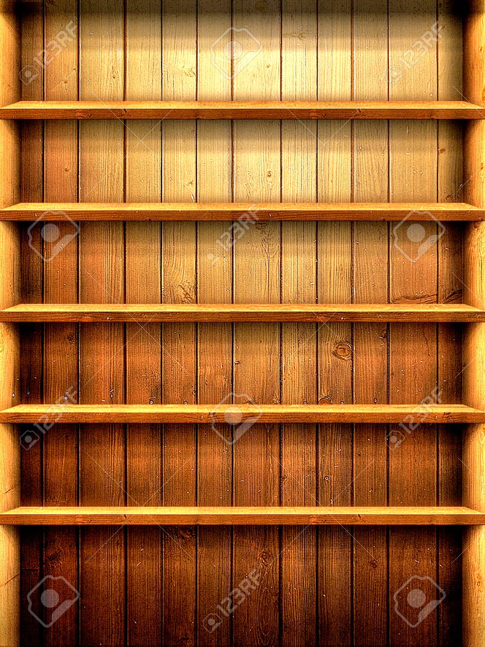 Empty Wooden Shelf, Brown Color, Suitable As A Background Stock Photo,  Picture and Royalty Free Image. Image 88770705., image size:974x1300