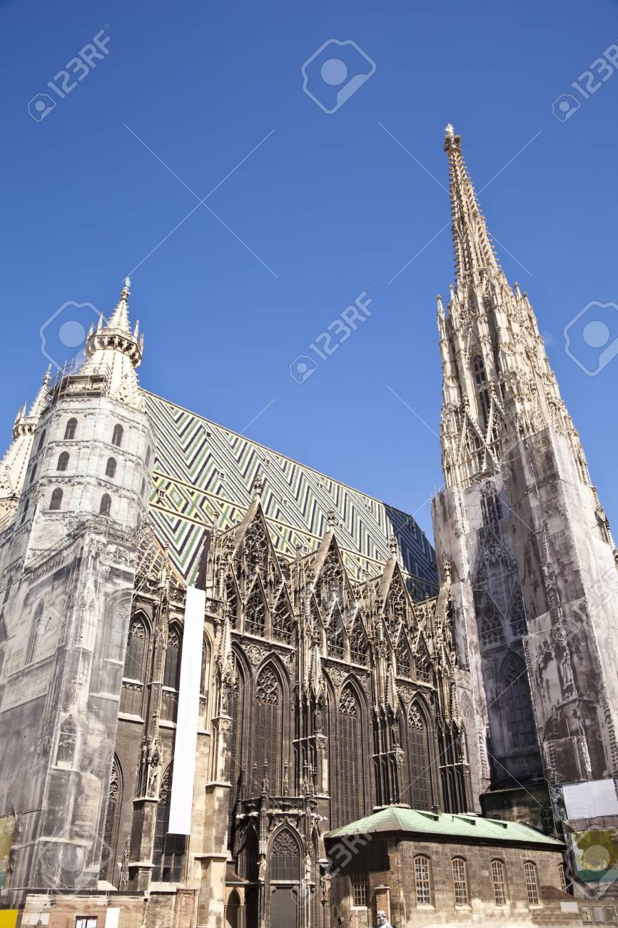 オーストリア ウィーンの聖シュテファン大聖堂 の写真素材 画像素材 Image