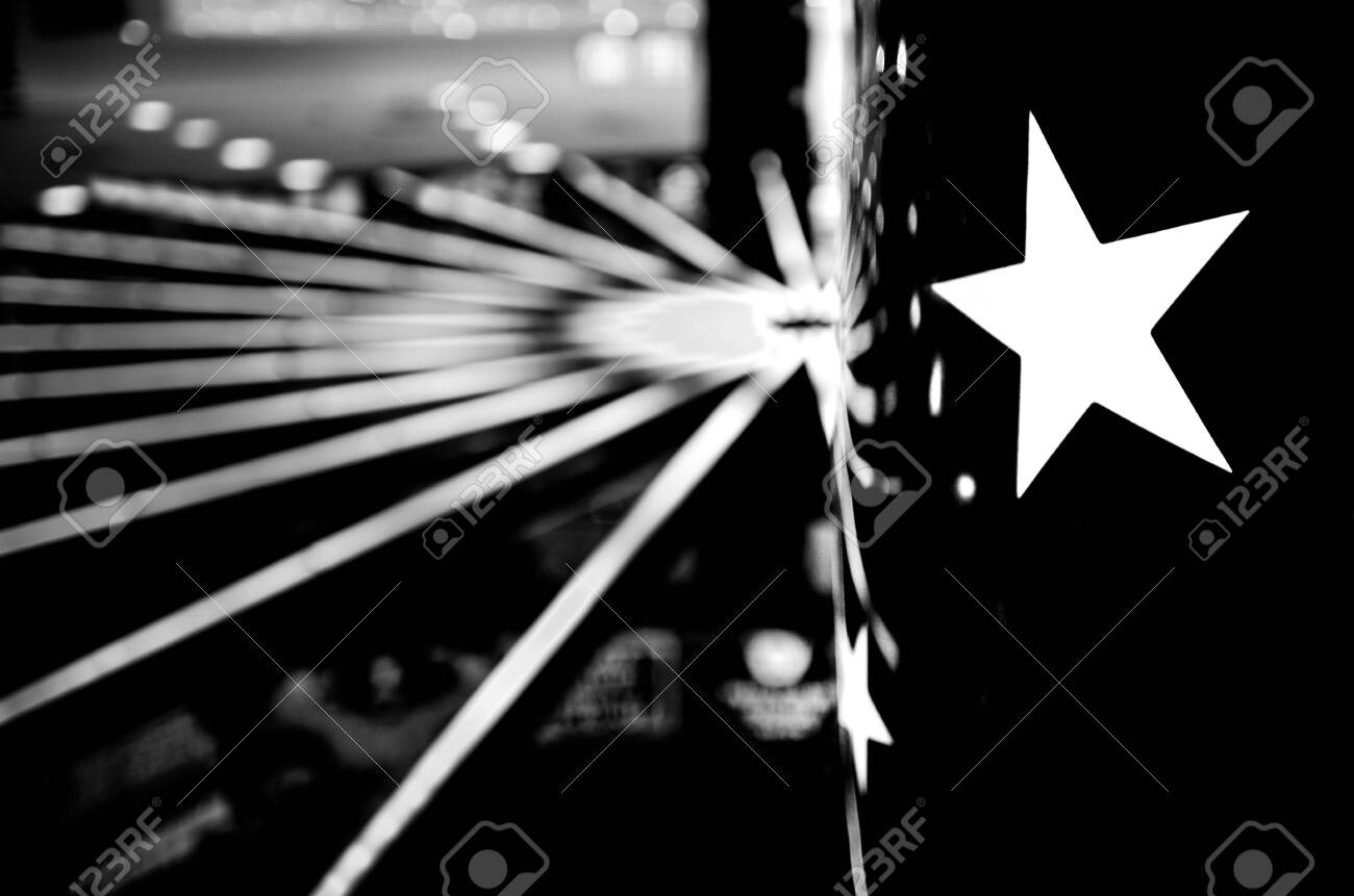 Blur Background Effect And Star Image In The Foreground Photo Stock Photo Picture And Royalty Free Image Image