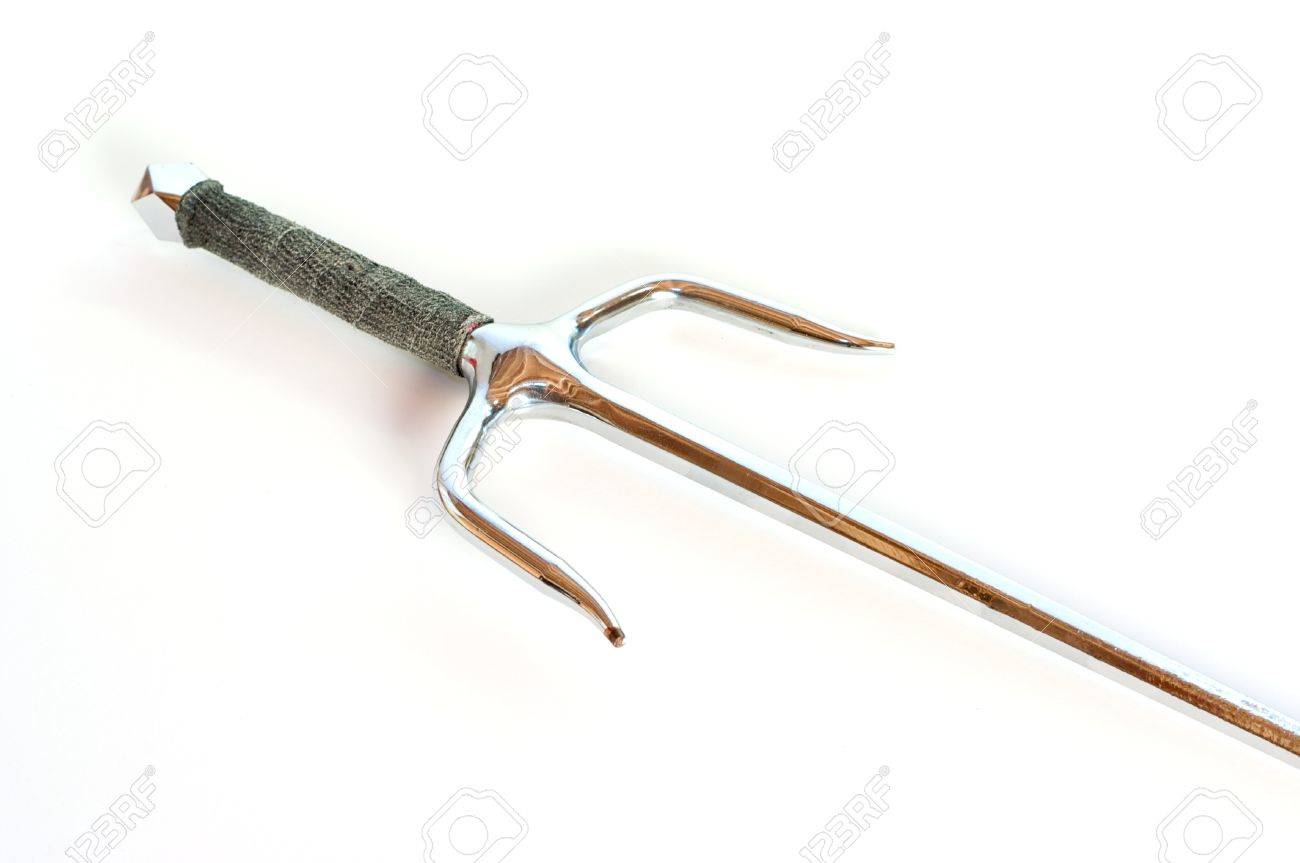 古い格闘技武器 サイ の写真素材 画像素材 Image