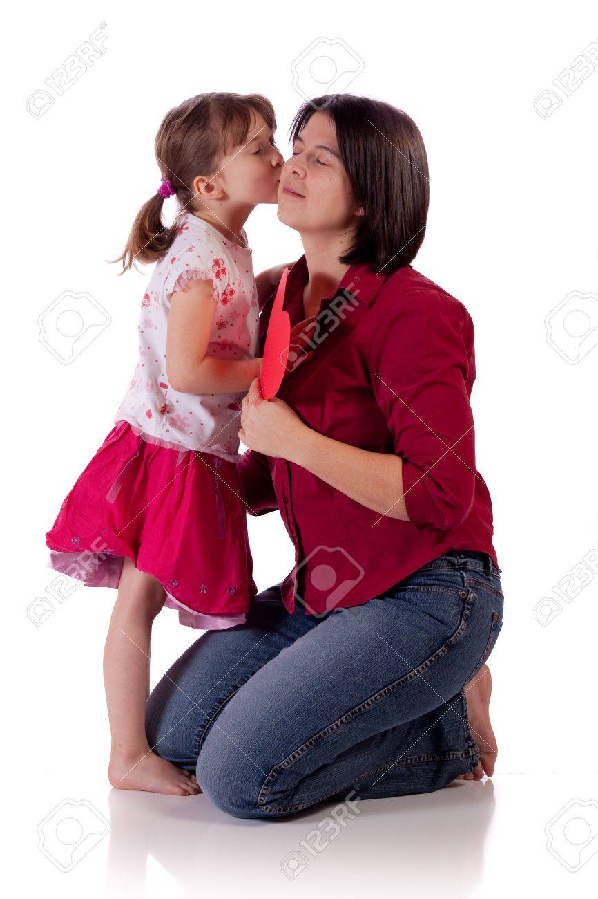 彼女のお母さんにキスかわいい女の子 の写真素材 画像素材 Image 彼女のお母さんにキスかわいい女の子 の写真素材 画像素材 Image