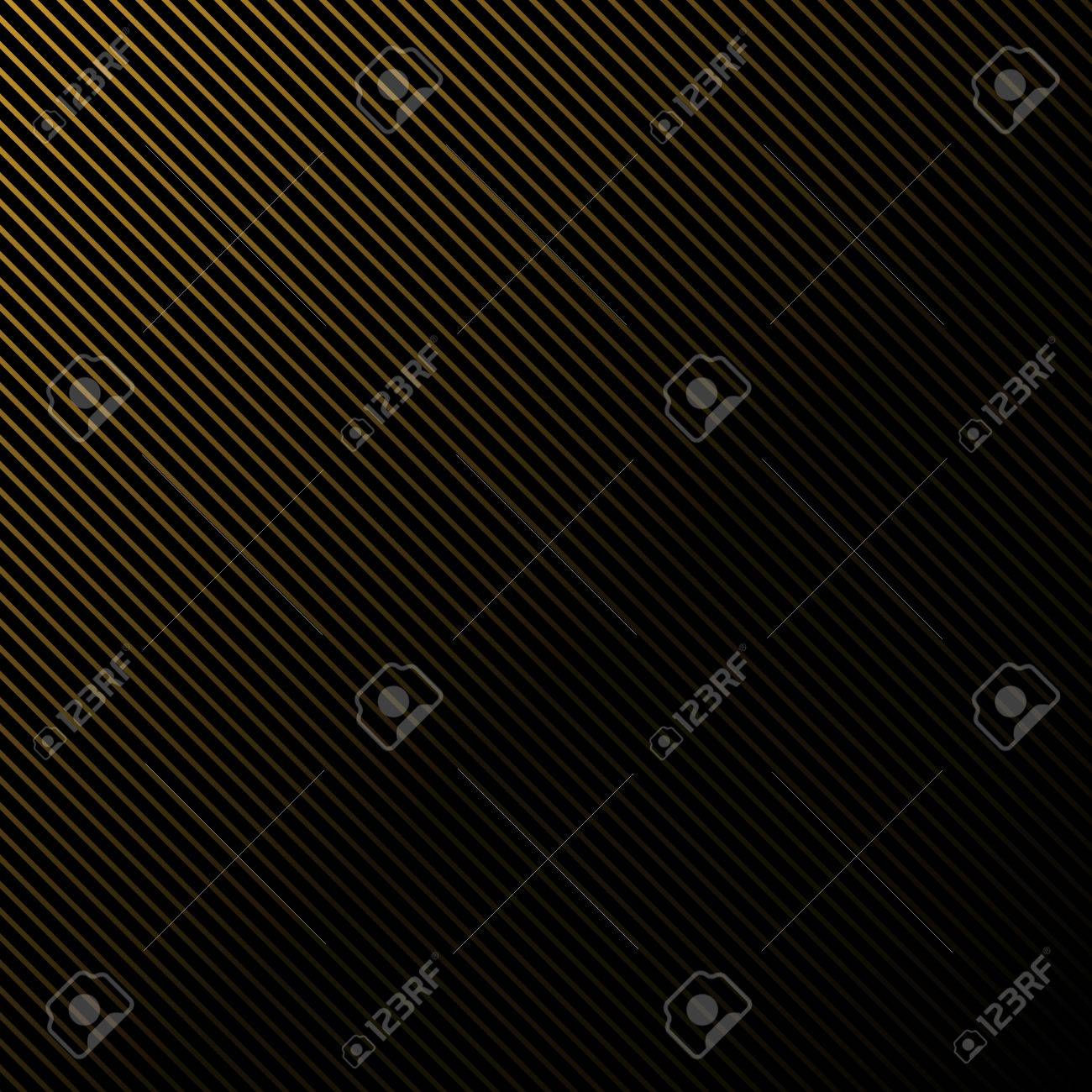 ゴールドのストライプでシンプルな黒の背景のイラスト素材・ベクタ - Image 24017650.
