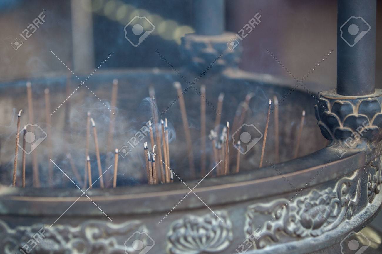 burning sticks inside chinese