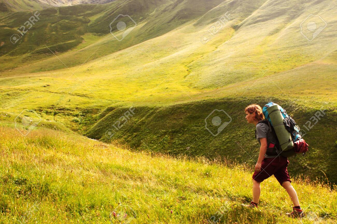 10x15 FT Photography Backdrop Woman Hiker on The Top of a Mountain Hobby Climbing Activity Adventure Trekking Background for Baby Shower Birthday Wedding Bridal Shower Party Decoration Photo Studio
