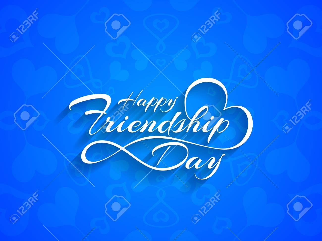 Happy Friendship Day Background Design Royalty Free SVG, Cliparts ...