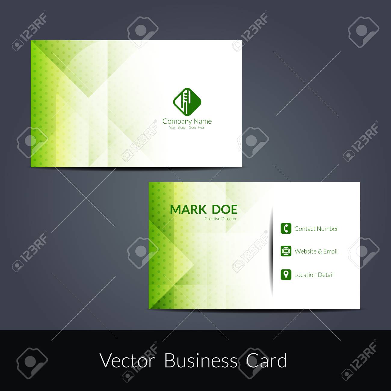 Presentation of visiting card design - 58916969 Presentation of visiting card design - 58916969
