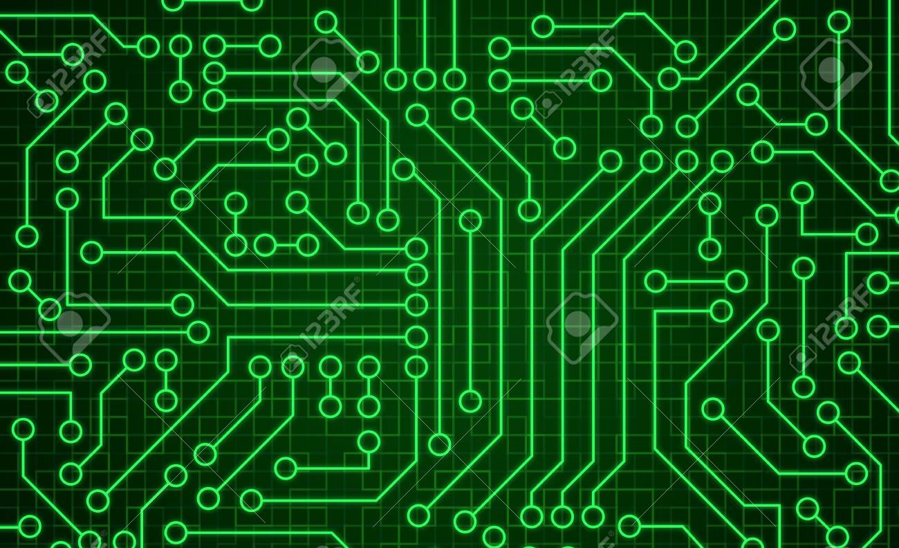 Green Circuit Board Pattern Texture. High-tech Background In Digital  Computer Technology Concept. Abstract Illustration. Stock Photo, Picture  And Royalty Free Image. Image 107917500.