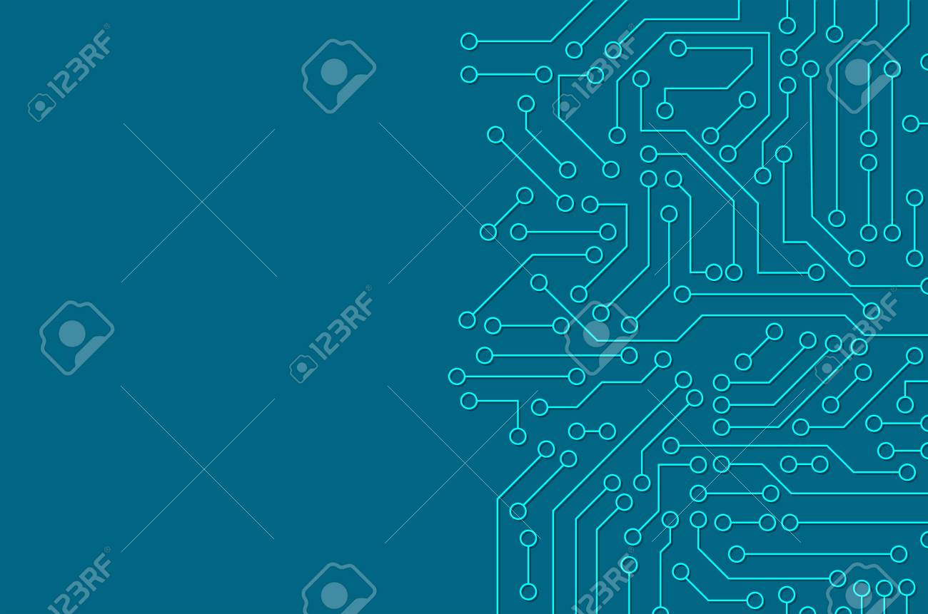 blue circuit board pattern texture high tech background in digital blue circuit board pattern