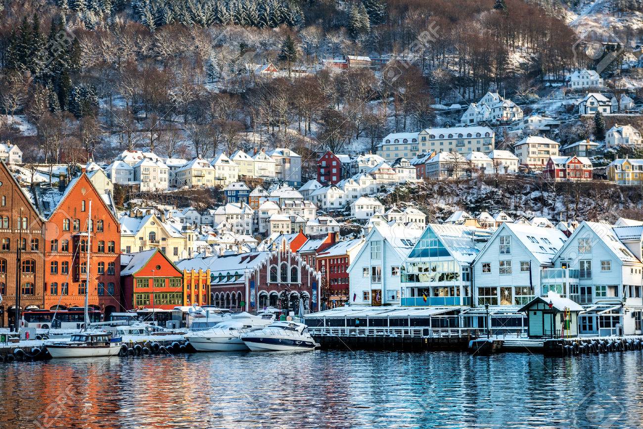 The historical part of the city in Bergen, Norway - 46656078 The historical part of the city in Bergen, Norway - 46656078