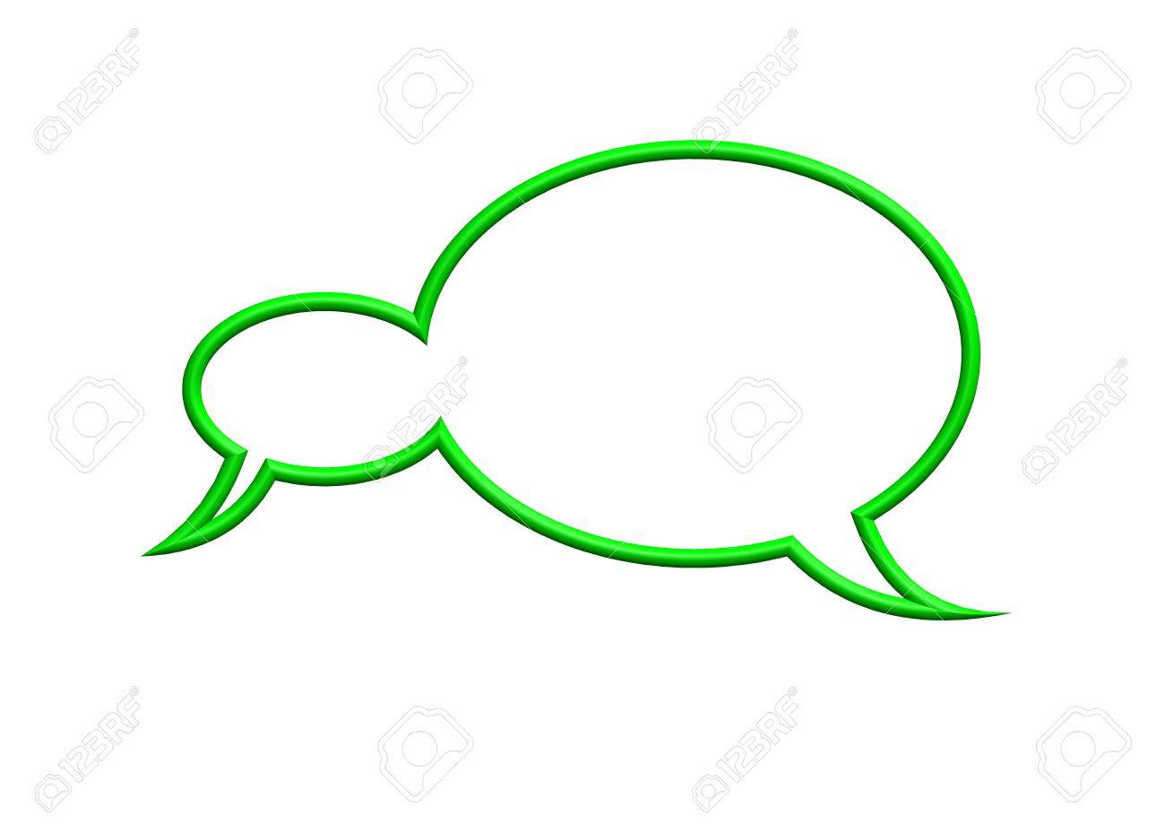 緑の吹き出し の写真素材 画像素材 Image