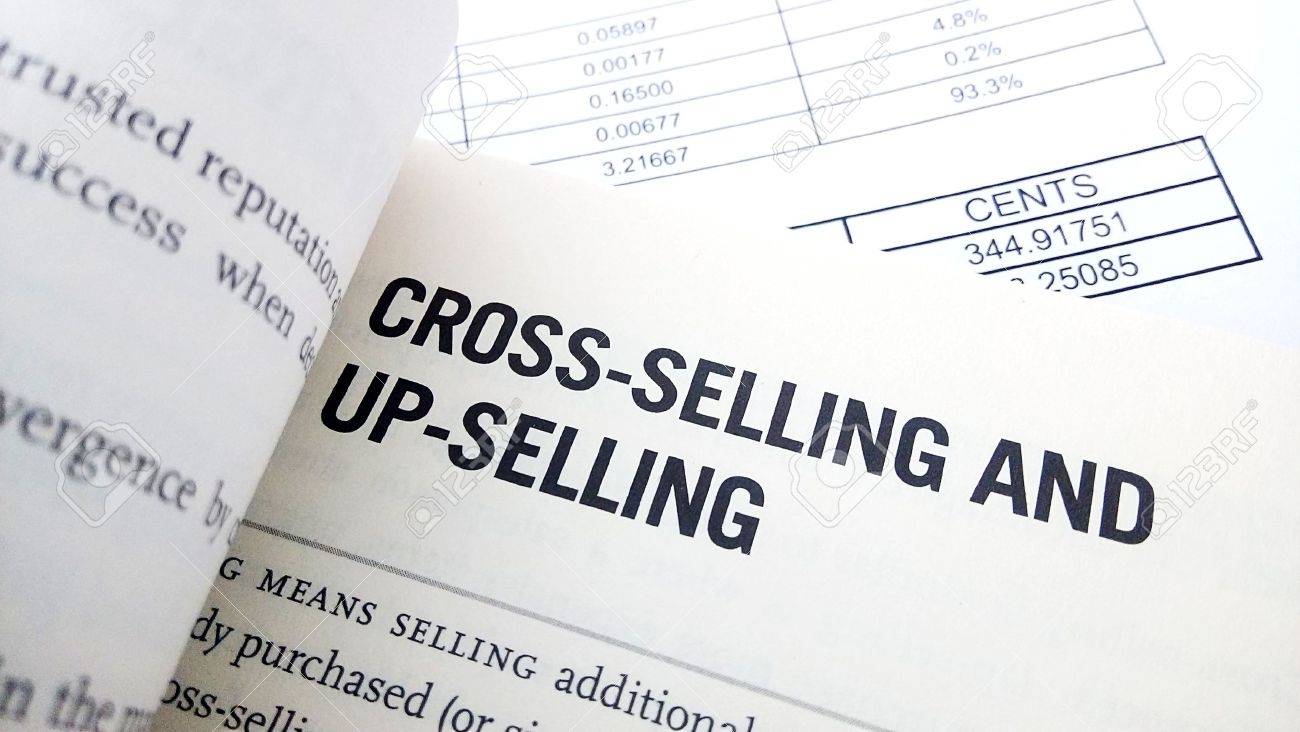 Cross selling word on book. Business success concept. - 55452593 Cross selling word on book. Business success concept. - 55452593
